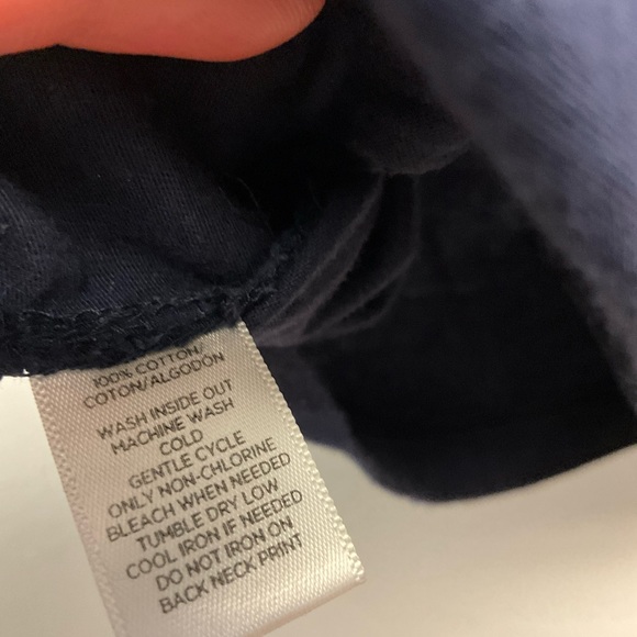 Loft Sleeveless Navy Blue Eyelet Tiered Mix Media Top - Picture 5 of 5